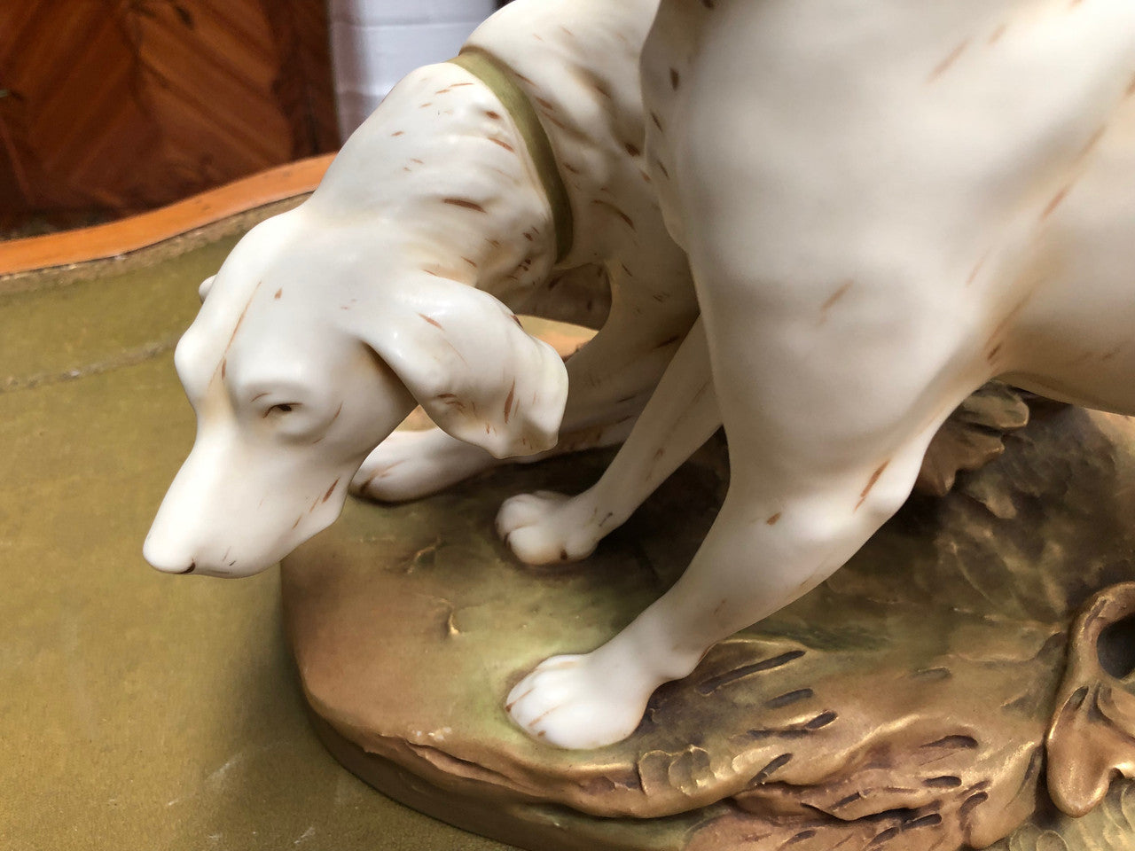 Beautiful Amphora Dogs Statue