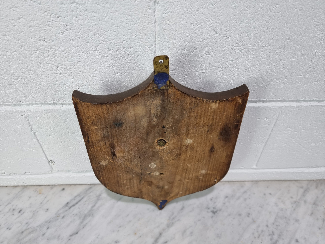 Antique Bronze plaque of a man plaque on a Mahogany panel. In good original detailed condition.