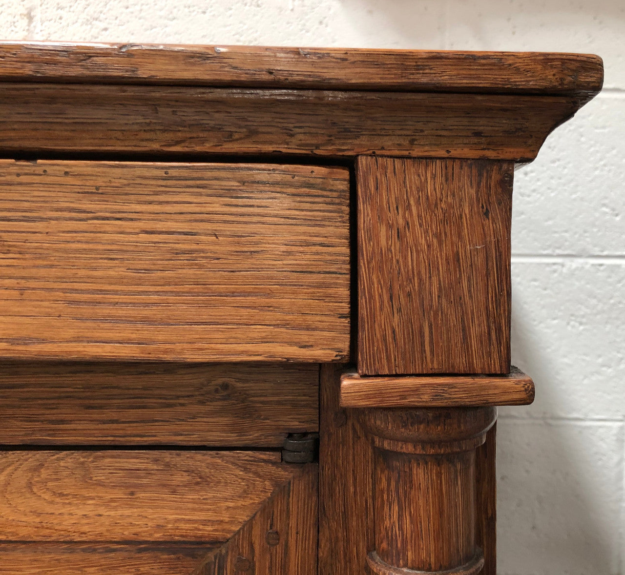 Early 19th Century Empire Oak Sideboard