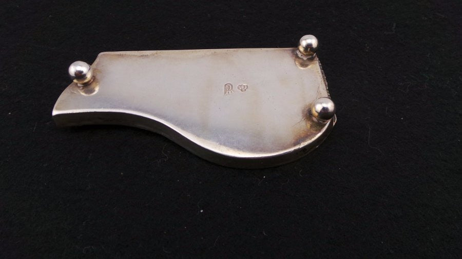 Antique French Silver Zither