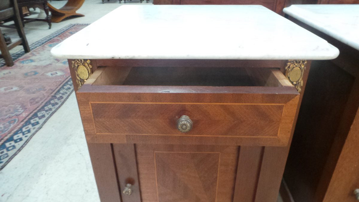 Pair of French Art Deco Bedside Cabinets-2