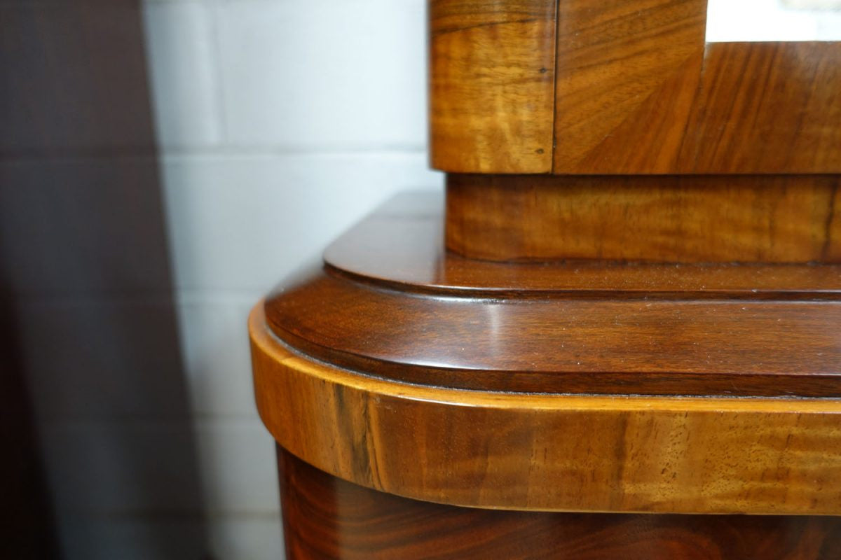 Art Deco Walnut Vitrine
