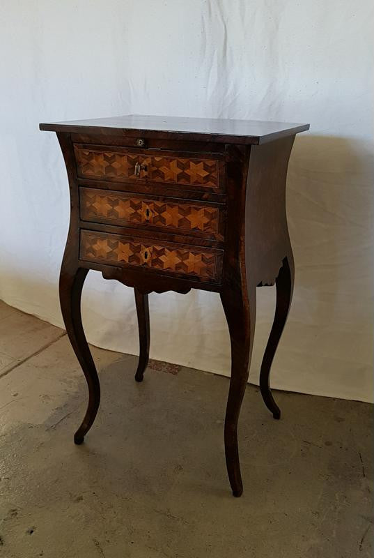 Antique Continental Bedside Cabinet