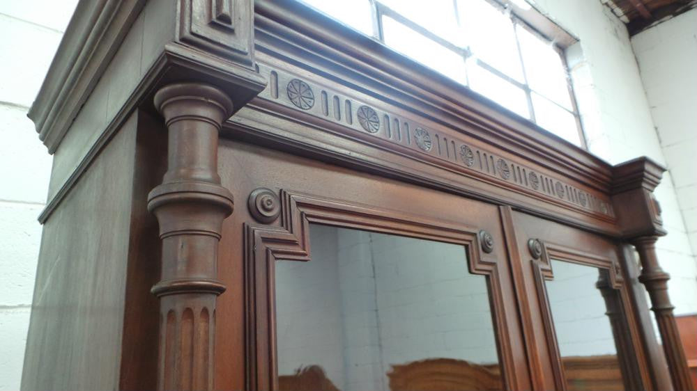 Antique French Walnut Bookcase