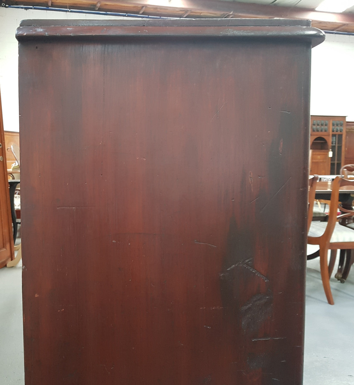 Victorian Cedar Chest Of Five Drawers