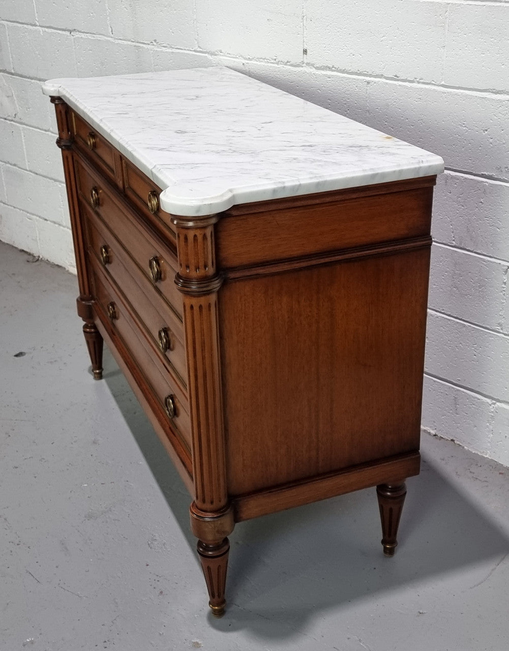 Louis XV Style Marble Top Commode
