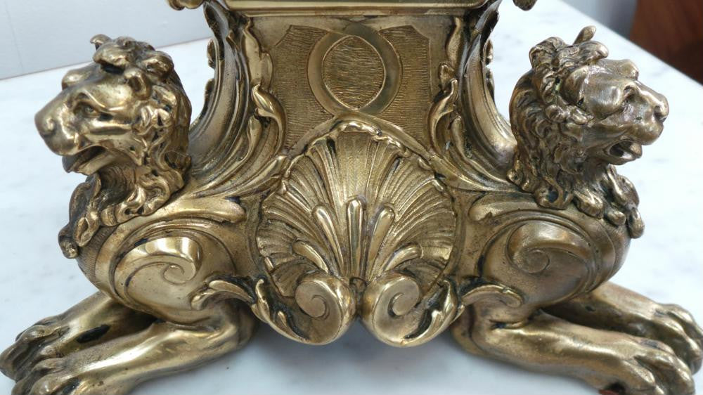 Antique French Gilt Bronze Candelabra