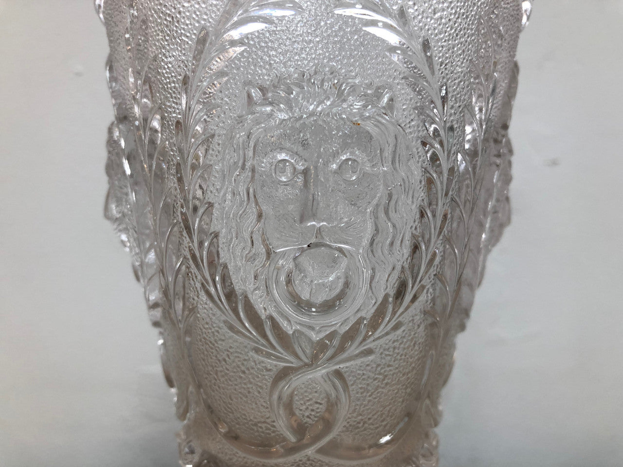 19 th Century Davidsons Glass Vase