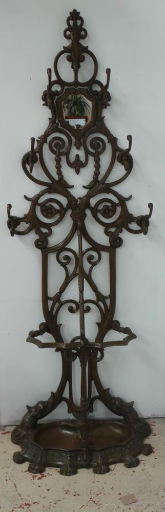 Decorative Antique Cast Iron Coat And Umbrella Stand