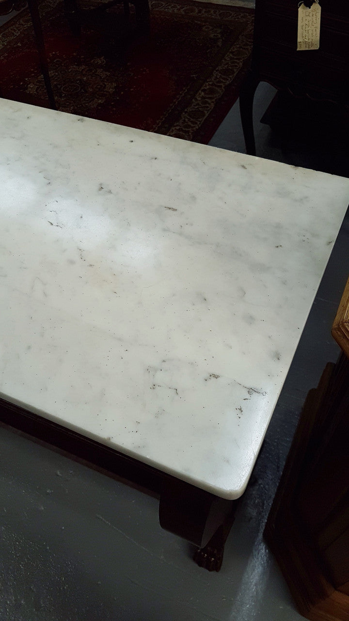 French Mahogany Console Table