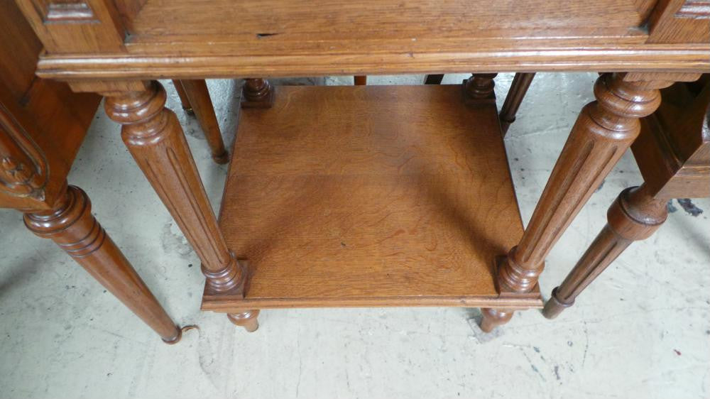French Oak Single Bedside Cabinet