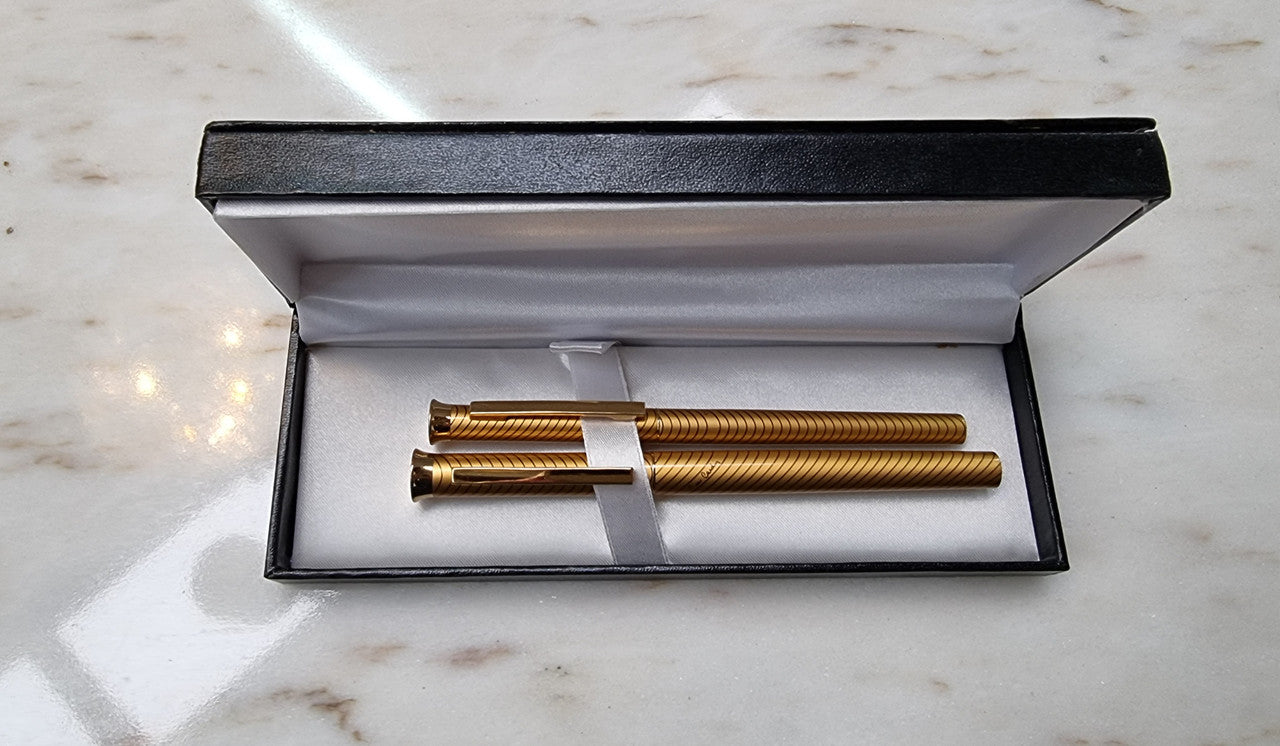 Beautiful Vintage Pierre Cardin pen and fountain pen set.