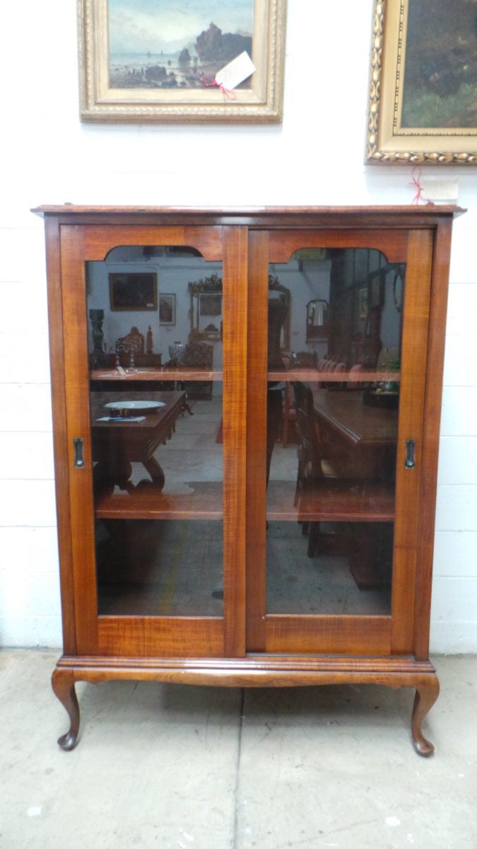 Arts And Crafts Black Wood Cabinet