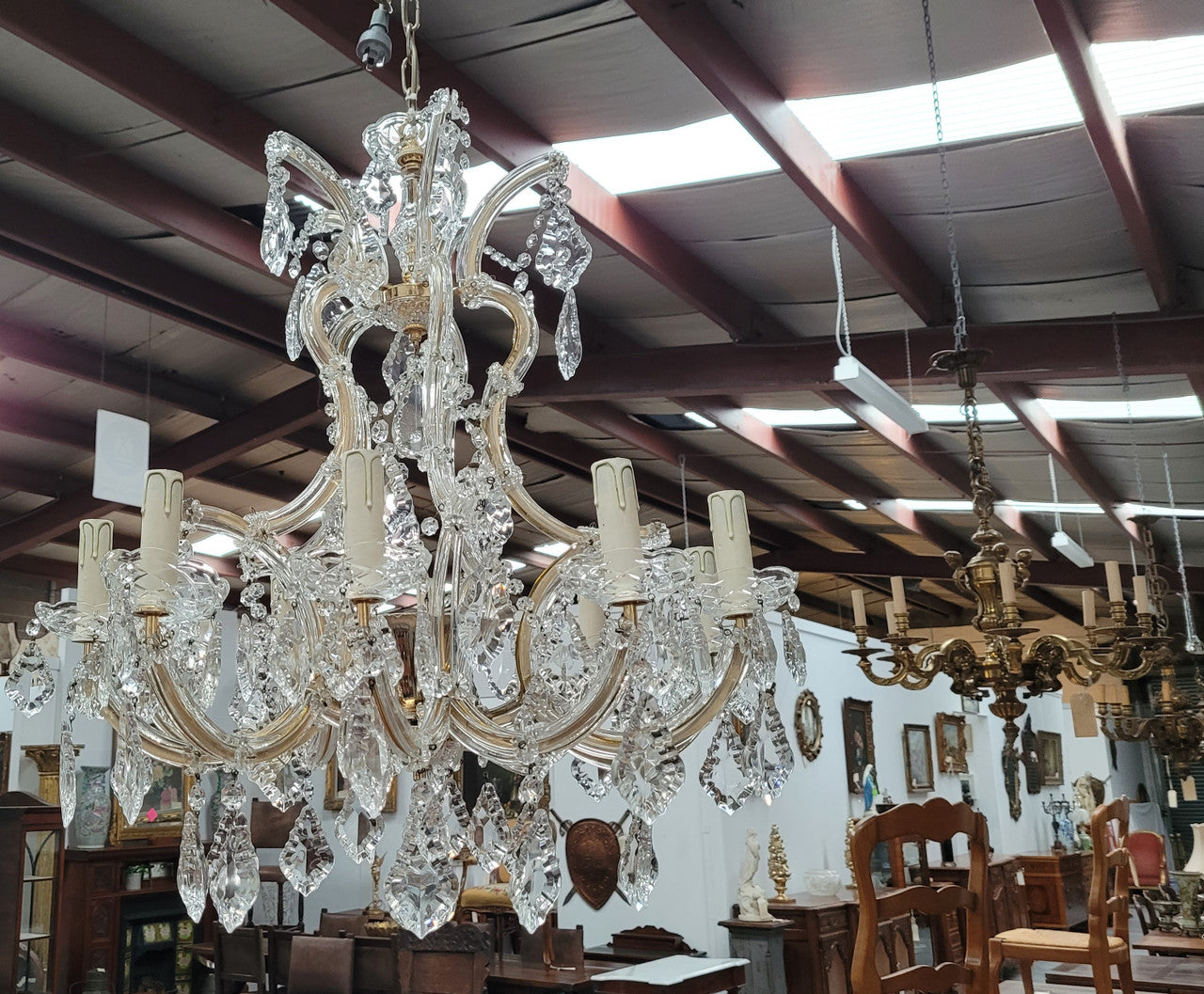 New Chandeliers Just Arrived! They have all been rewired to Australian Standards. Please call or email us for further information