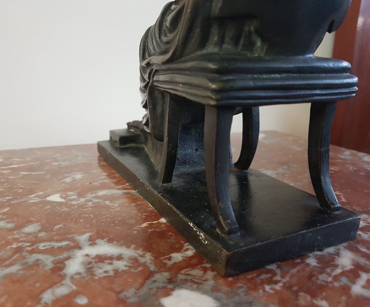 A Regency period bronze statue, with beautiful patina and in excellent condition.