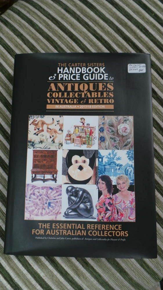 A Carters 2017/2018 antiques collectables guide book with great photos and lots of information.