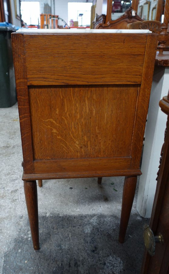 Pair Of French Oak Bedside Cabinets-3