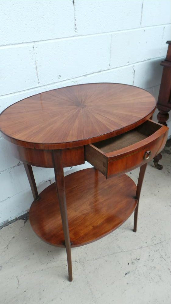 Antique Mahogany Oval Occasional Table