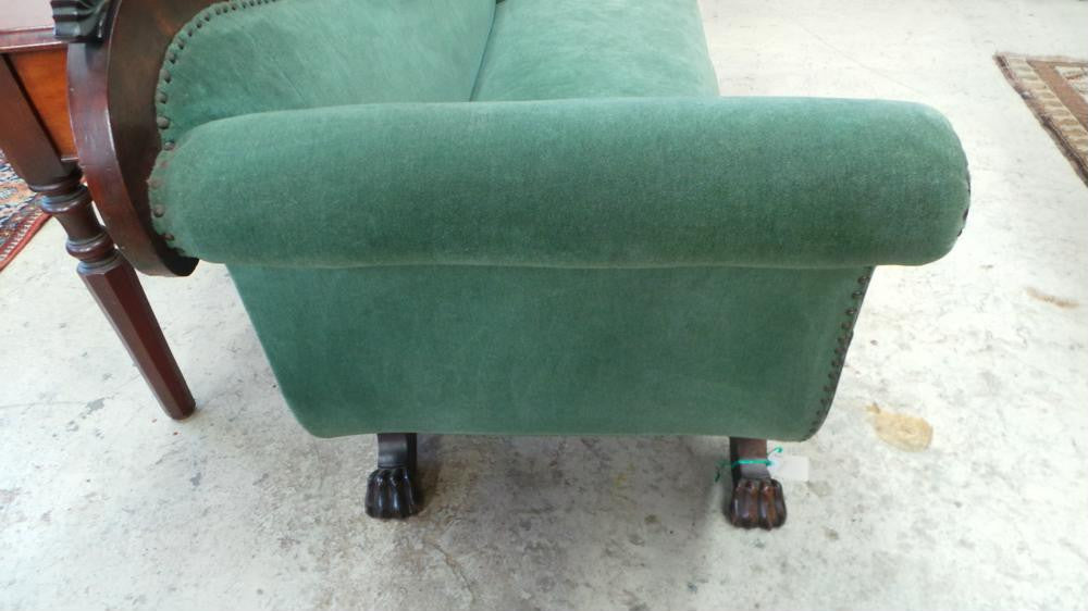 French Empire Mahogany Couch
