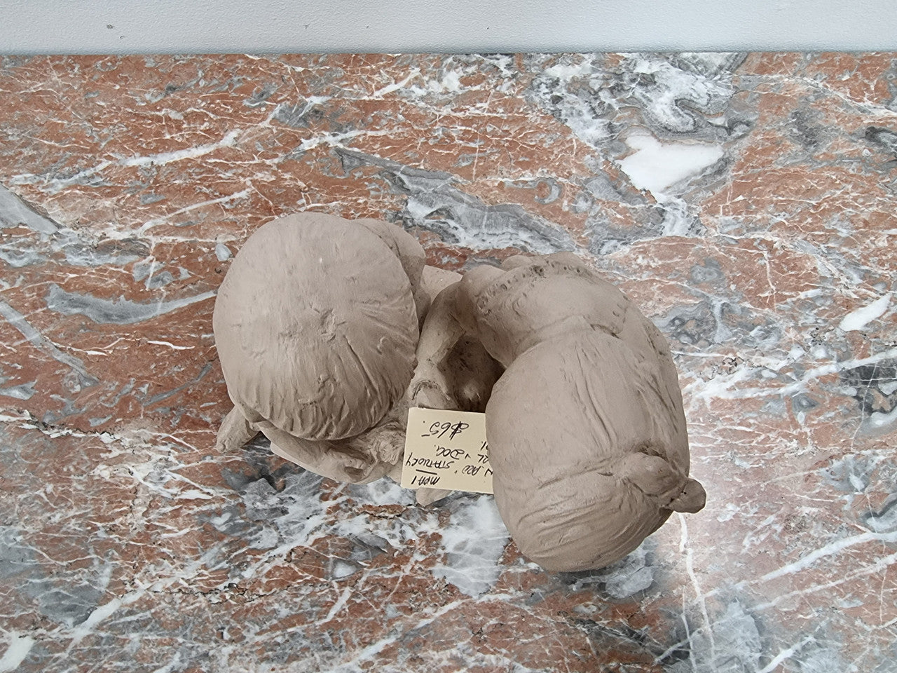 Vintage Austin productions signed Patricia Hannon Sculpture, "Boy Girl and Dog" "1981GG183". In good condition please view photos as they help form part of the description.