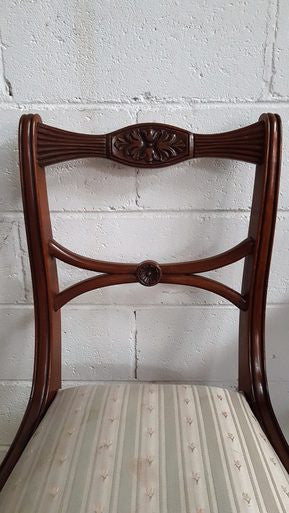 Good Quality Vintage Mahogany Regency Style Extension Table Dining Setting