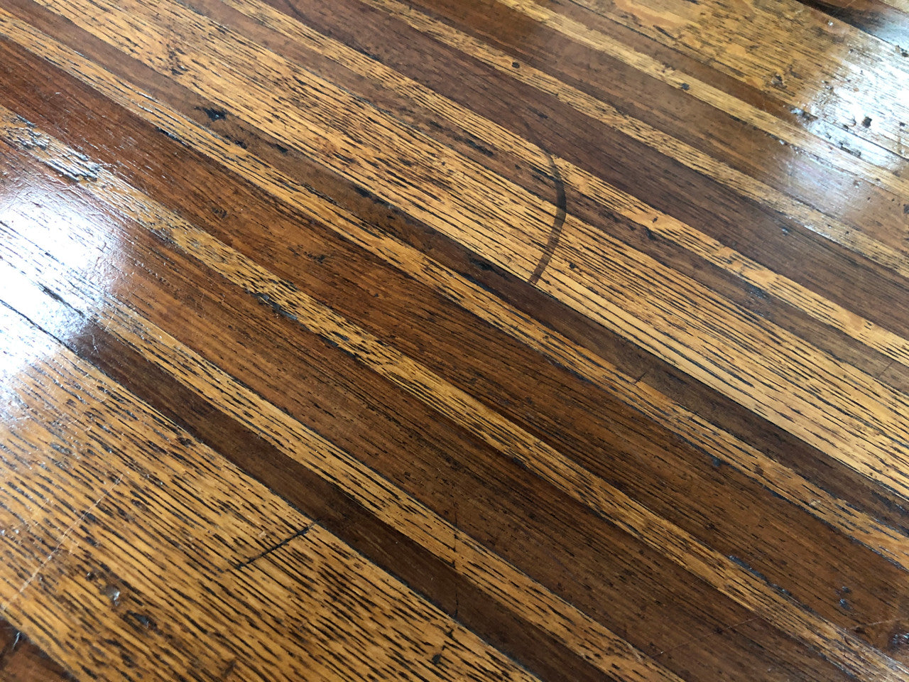 Superb Oak & Walnut 19th Century Parquetry Top Extension Table