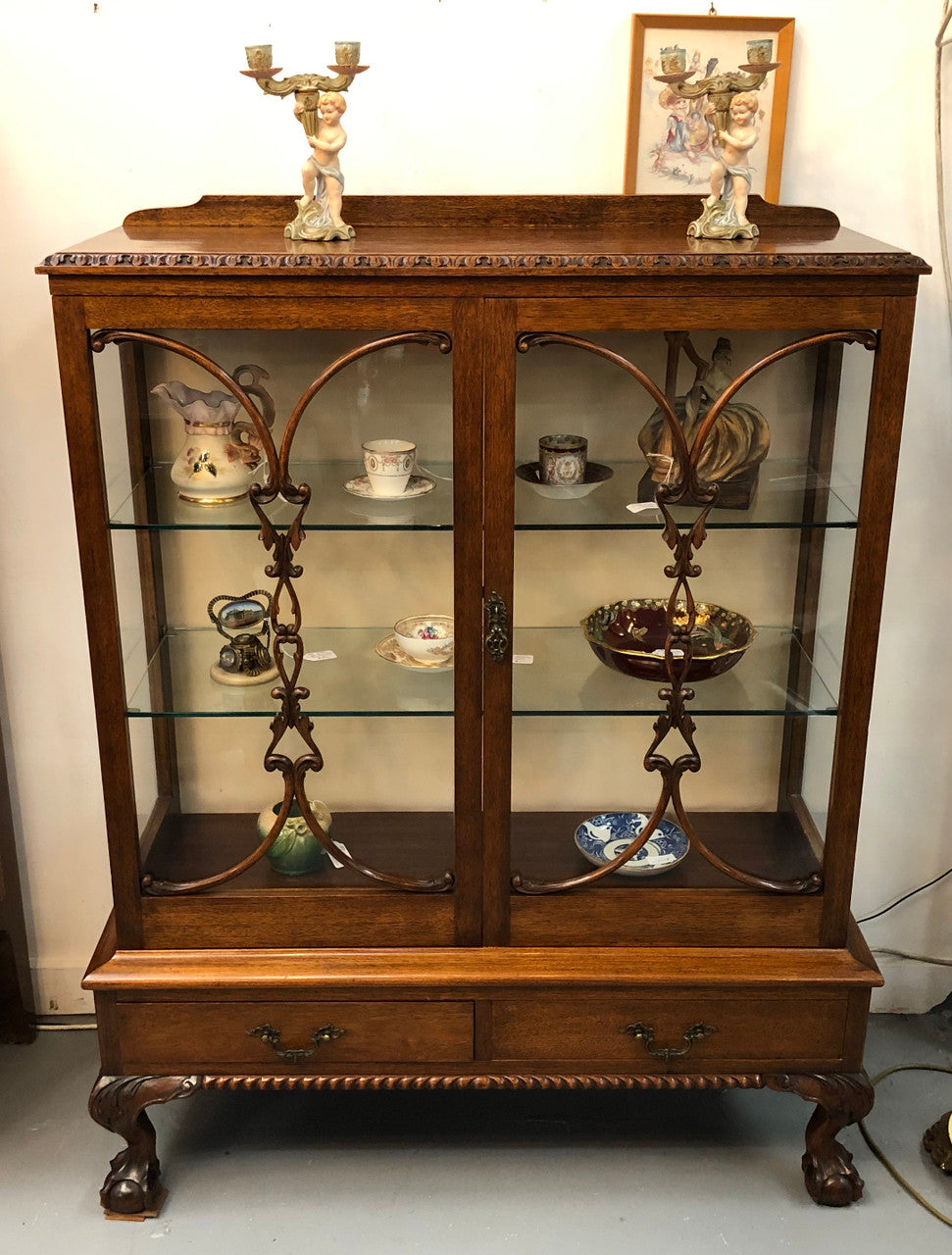 Beautiful Chippendale Style Cabinet