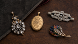 Antique and vintage jewellery from different historical eras