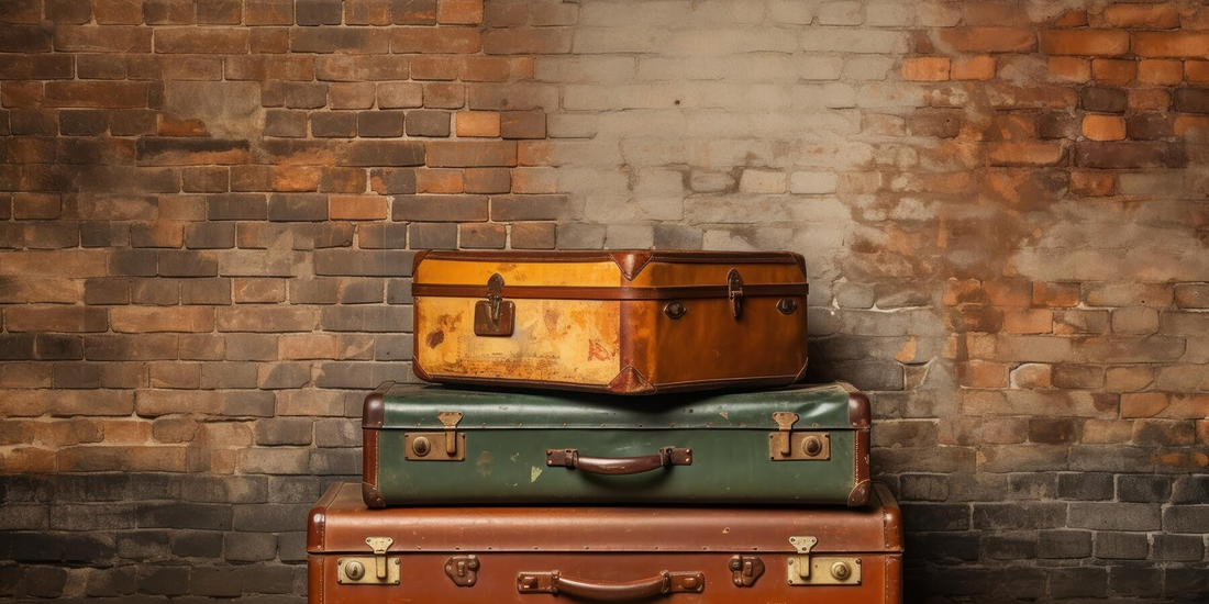 Elegance of Vintage Suitcases at Moonee Ponds Antiques