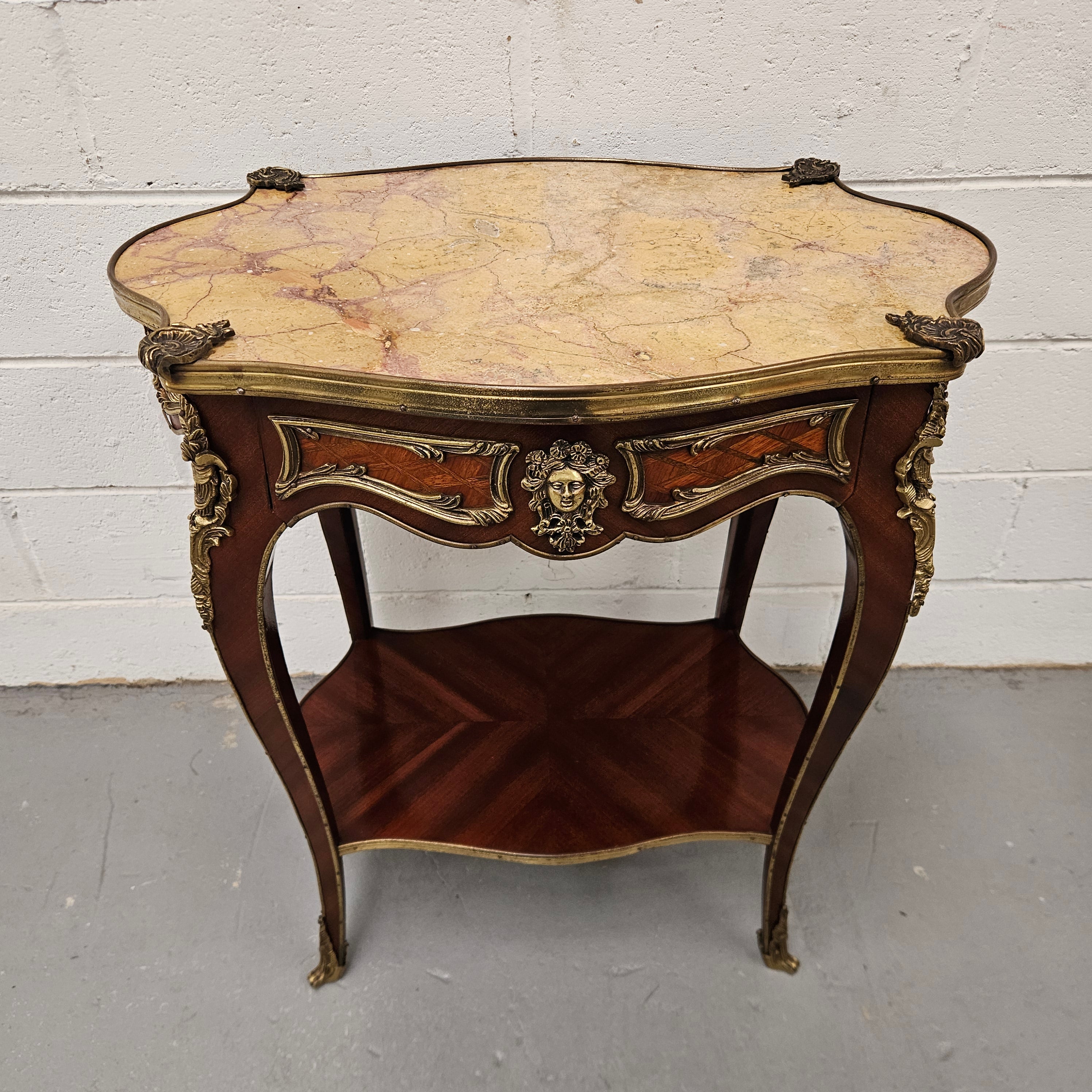 Antique and vintage marble side tables at Moonee Ponds Antiques