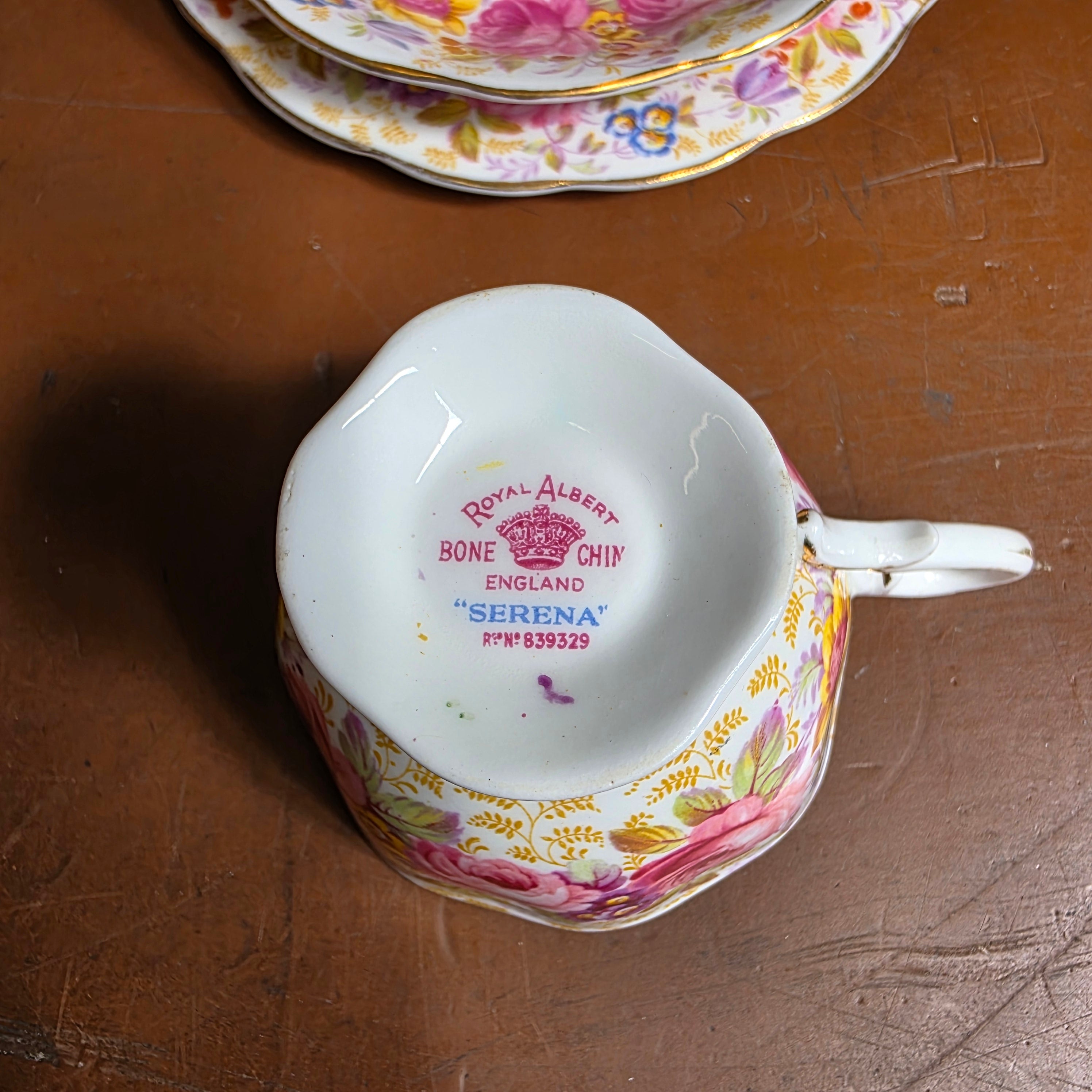 Royal Albert Bone China Trio Serena