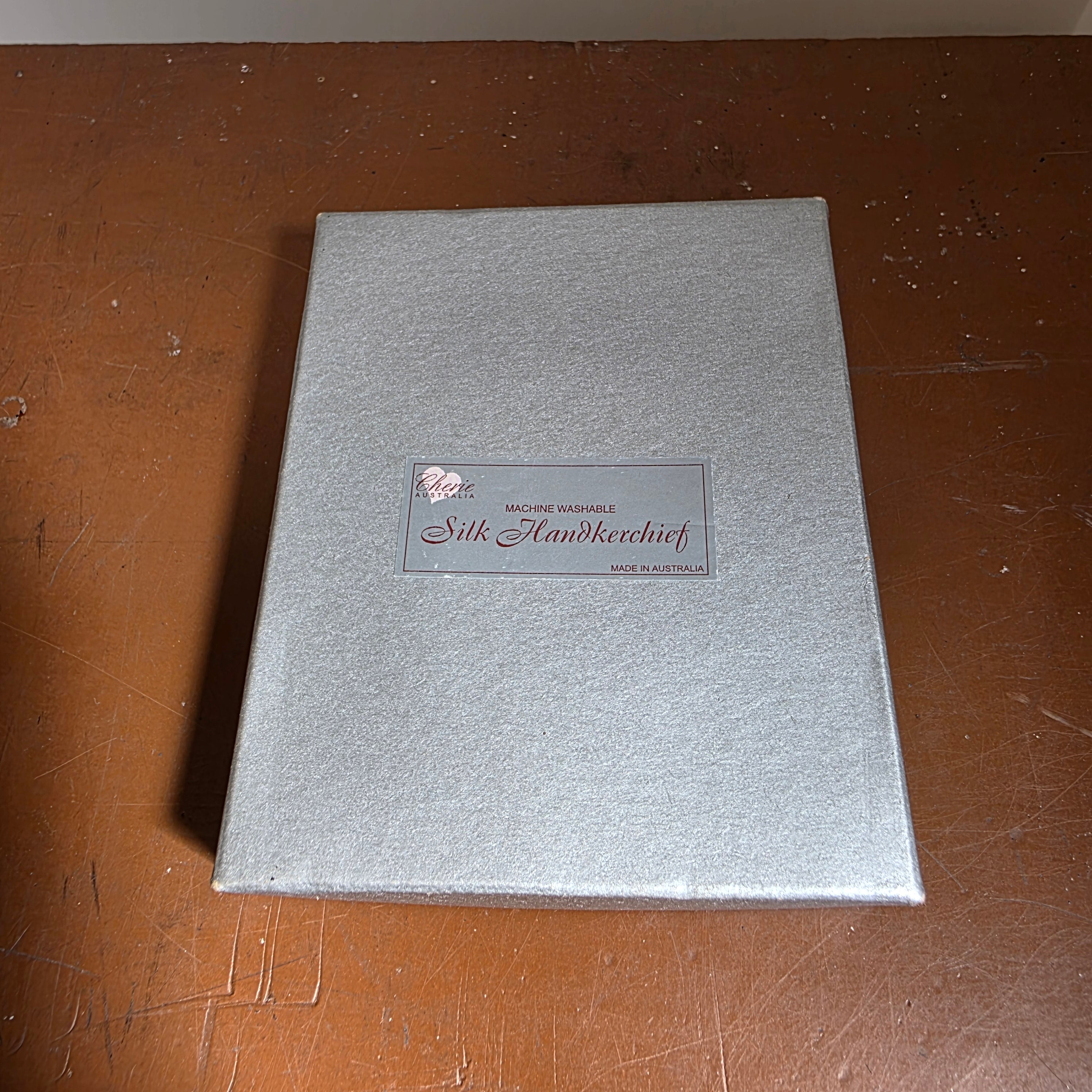 "Cherie" Boxed Silk & Lace Handkerchief