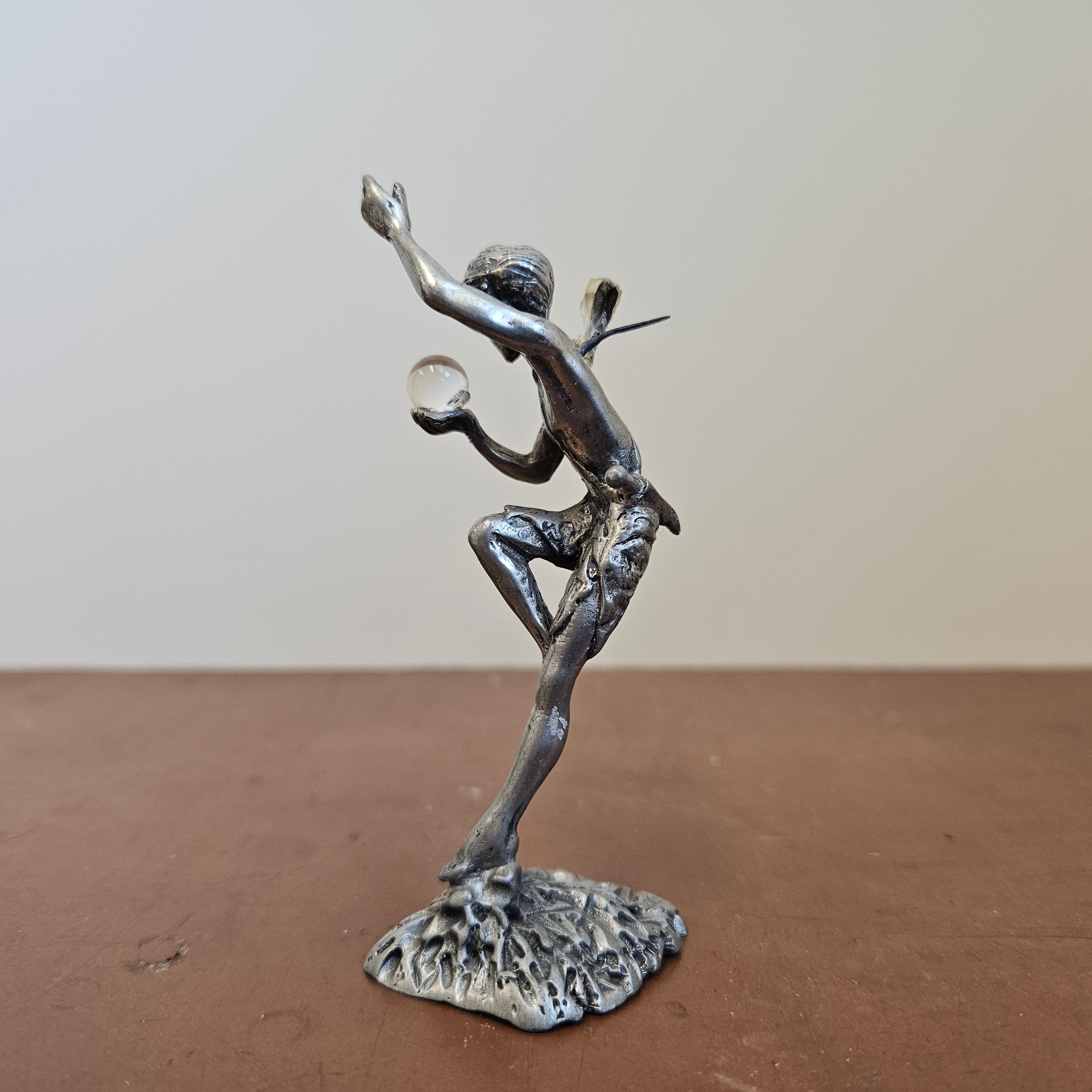 Vintage Cast Pewter Elf Figure