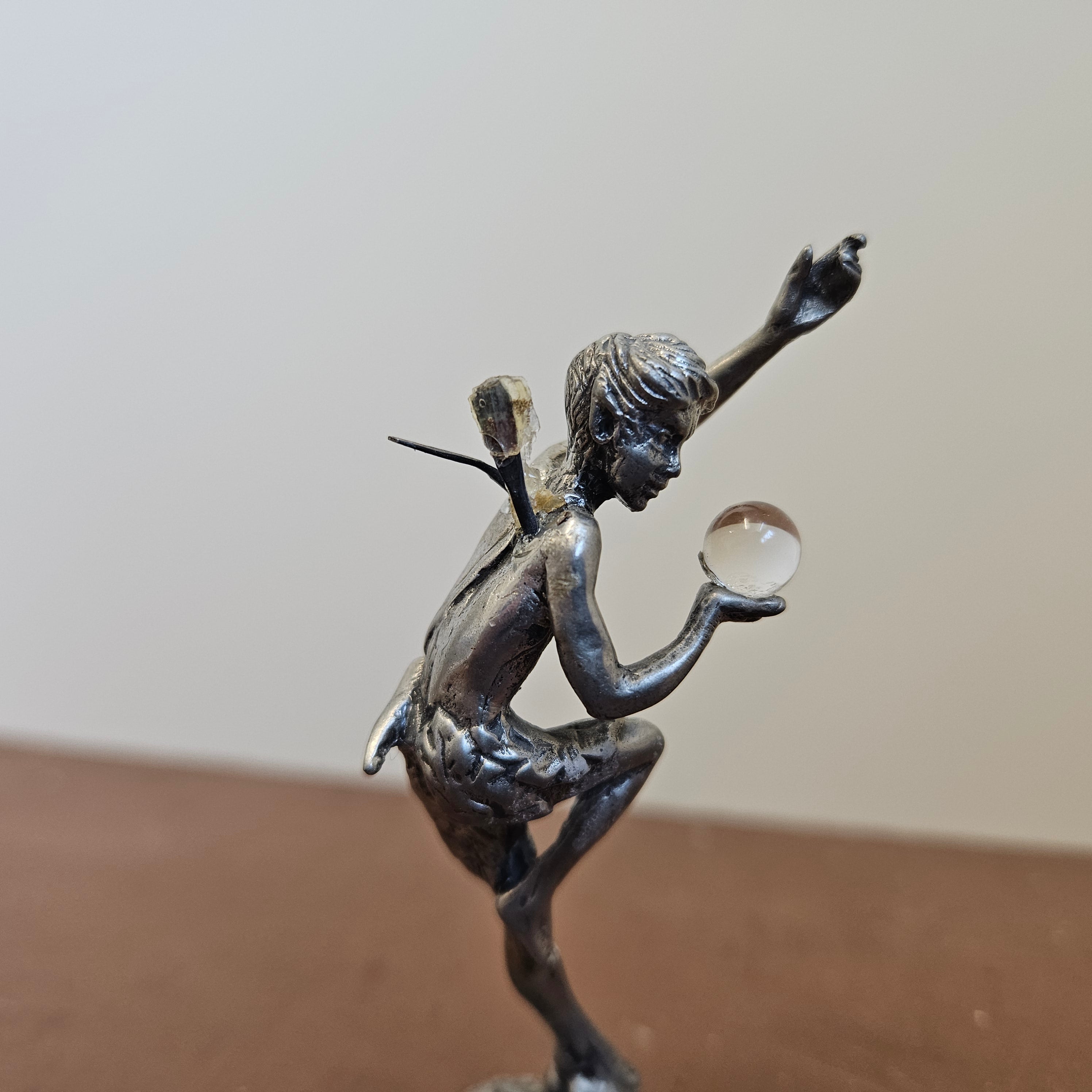 Vintage Cast Pewter Elf Figure