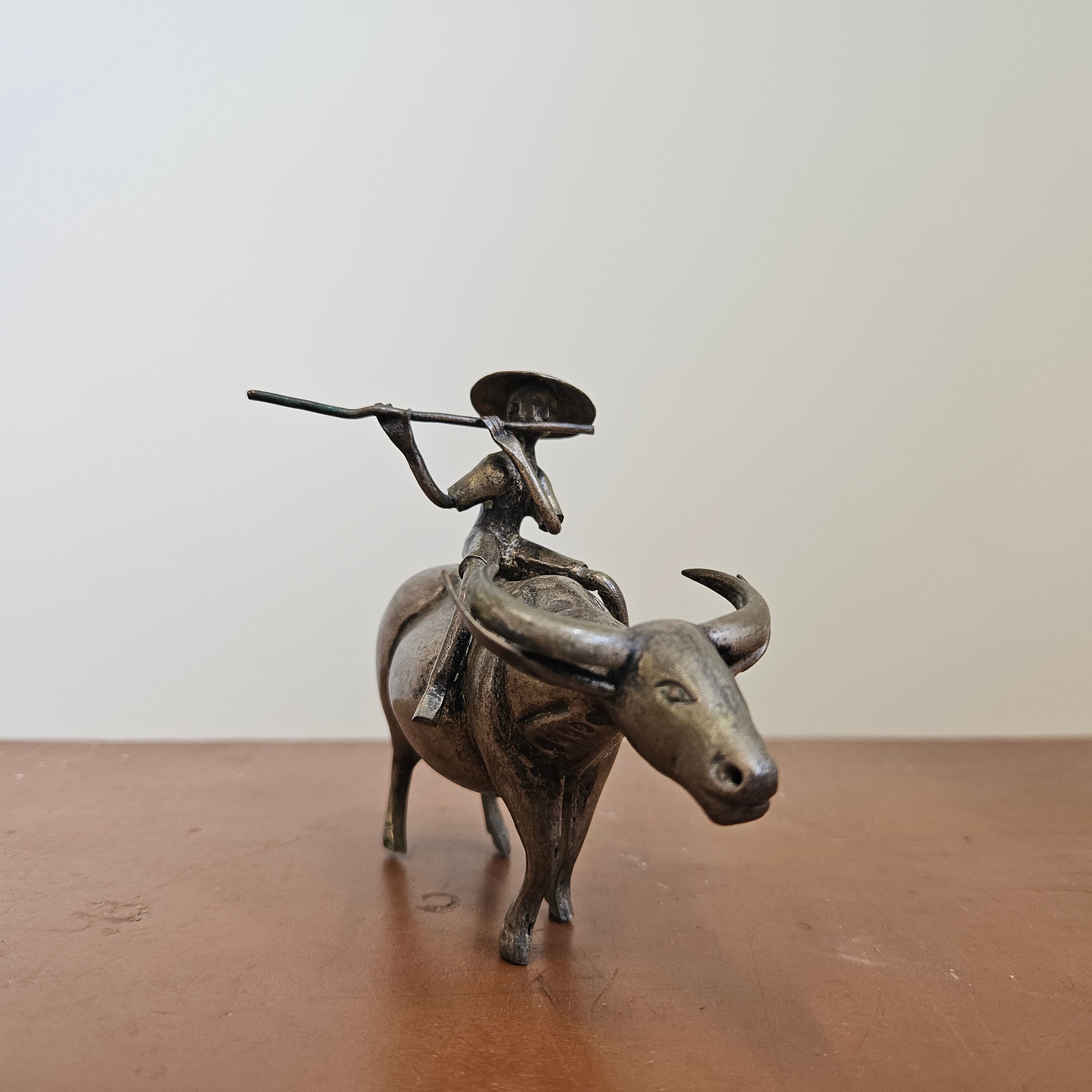 Vintage Asian Silver Plated Sculpture