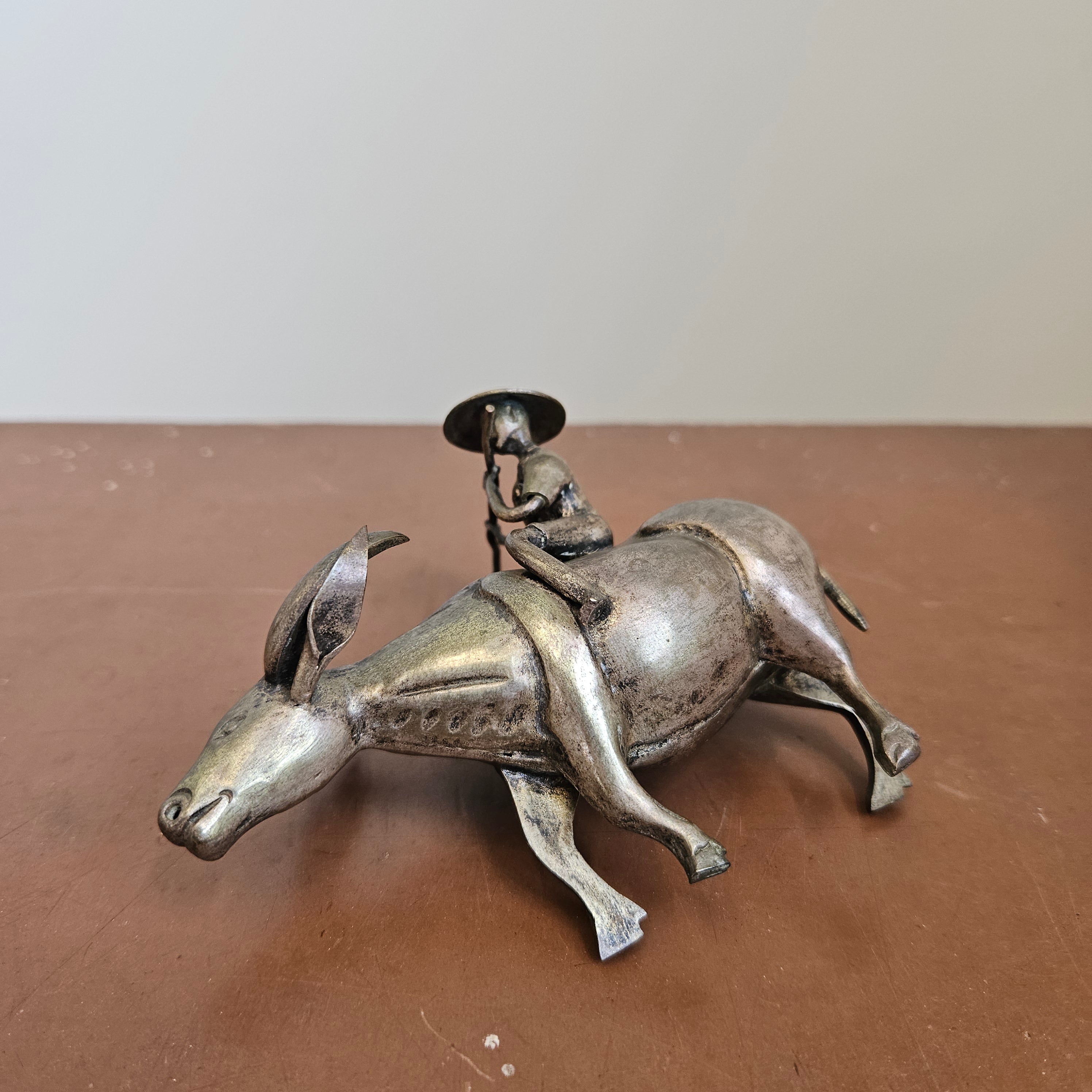 Vintage Asian Silver Plated Sculpture