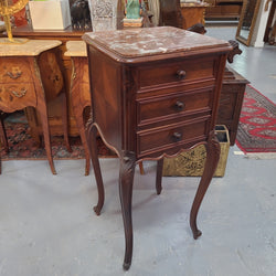 French Rosewood Louis XV Style Single Bedside Cabinet | Antique & Vintage | Moonee Ponds Antiques | Australia Wide Delivery