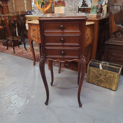 French Rosewood Louis XV Style Single Bedside Cabinet | Antique & Vintage | Moonee Ponds Antiques | Australia Wide Delivery