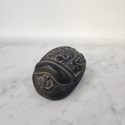 Vintage Egyptian Black Scarab | Antique & Vintage | Moonee Ponds Antiques | Australia Wide Delivery