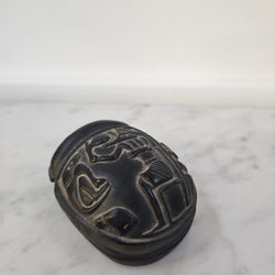 Vintage Egyptian Black Scarab | Antique & Vintage | Moonee Ponds Antiques | Australia Wide Delivery