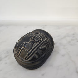 Vintage Egyptian Black Scarab | Antique & Vintage | Moonee Ponds Antiques | Australia Wide Delivery