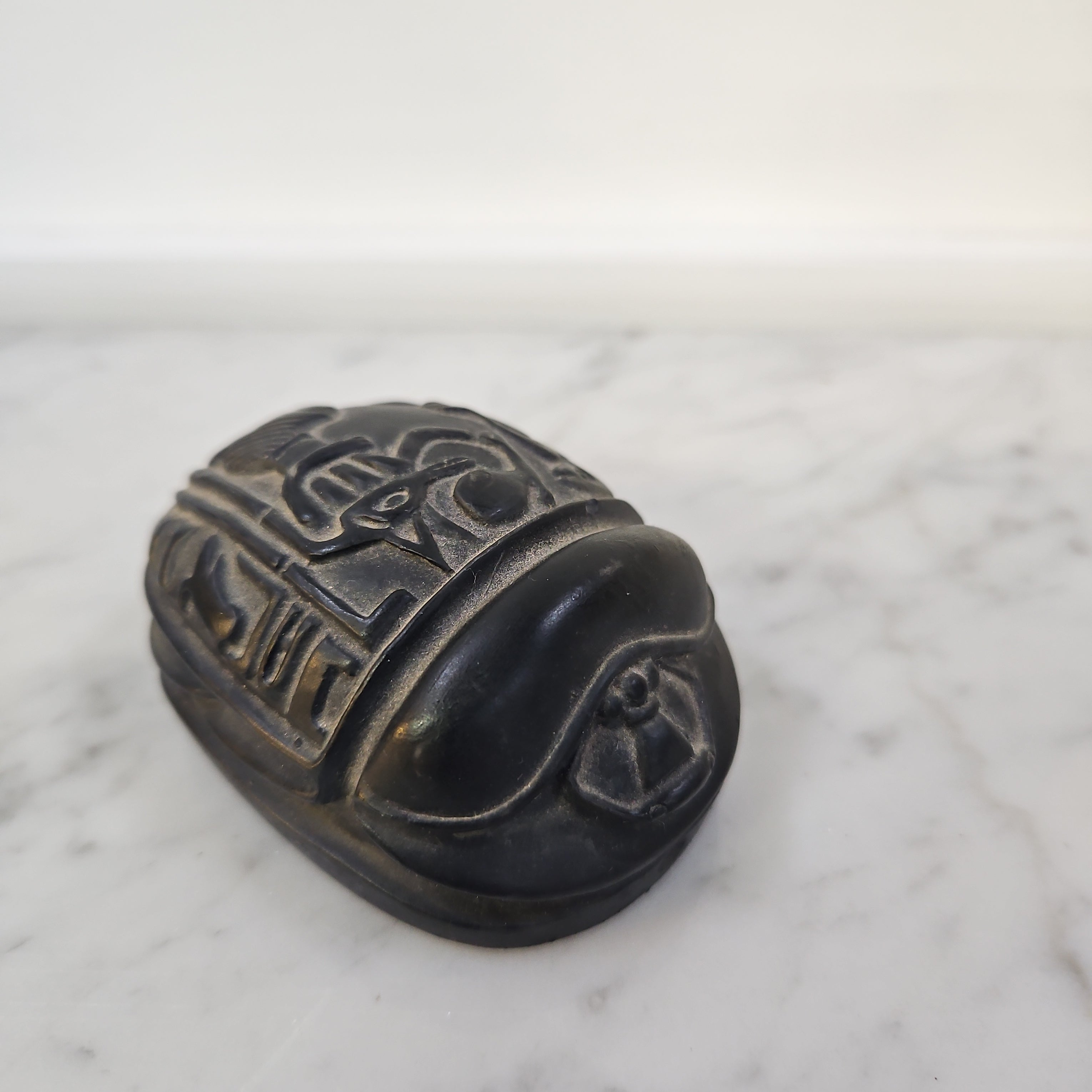 Vintage Egyptian Black Scarab | Antique & Vintage | Moonee Ponds Antiques | Australia Wide Delivery