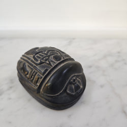 Vintage Egyptian Black Scarab | Antique & Vintage | Moonee Ponds Antiques | Australia Wide Delivery