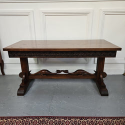 Stunning French Neo-Gothic Style Oak Coffee Table | Antique & Vintage | Moonee Ponds Antiques | Australia Wide Delivery
