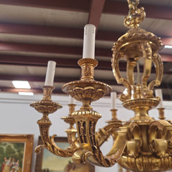 Impressive Gilt Bronze Napoleon III Style Chandelier | Antique & Vintage | Moonee Ponds Antiques | Australia Wide Delivery