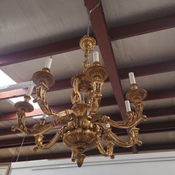 Impressive Gilt Bronze Napoleon III Style Chandelier | Antique & Vintage | Moonee Ponds Antiques | Australia Wide Delivery
