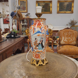 Japanese Imari Style Lamp Base | Antique & Vintage | Moonee Ponds Antiques | Australia Wide Delivery