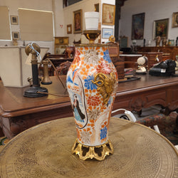 Japanese Imari Style Lamp Base | Antique & Vintage | Moonee Ponds Antiques | Australia Wide Delivery