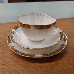 Crescent English Antique Decorative Cup Saucer Plate | Antique & Vintage | Moonee Ponds Antiques | Australia Wide Delivery