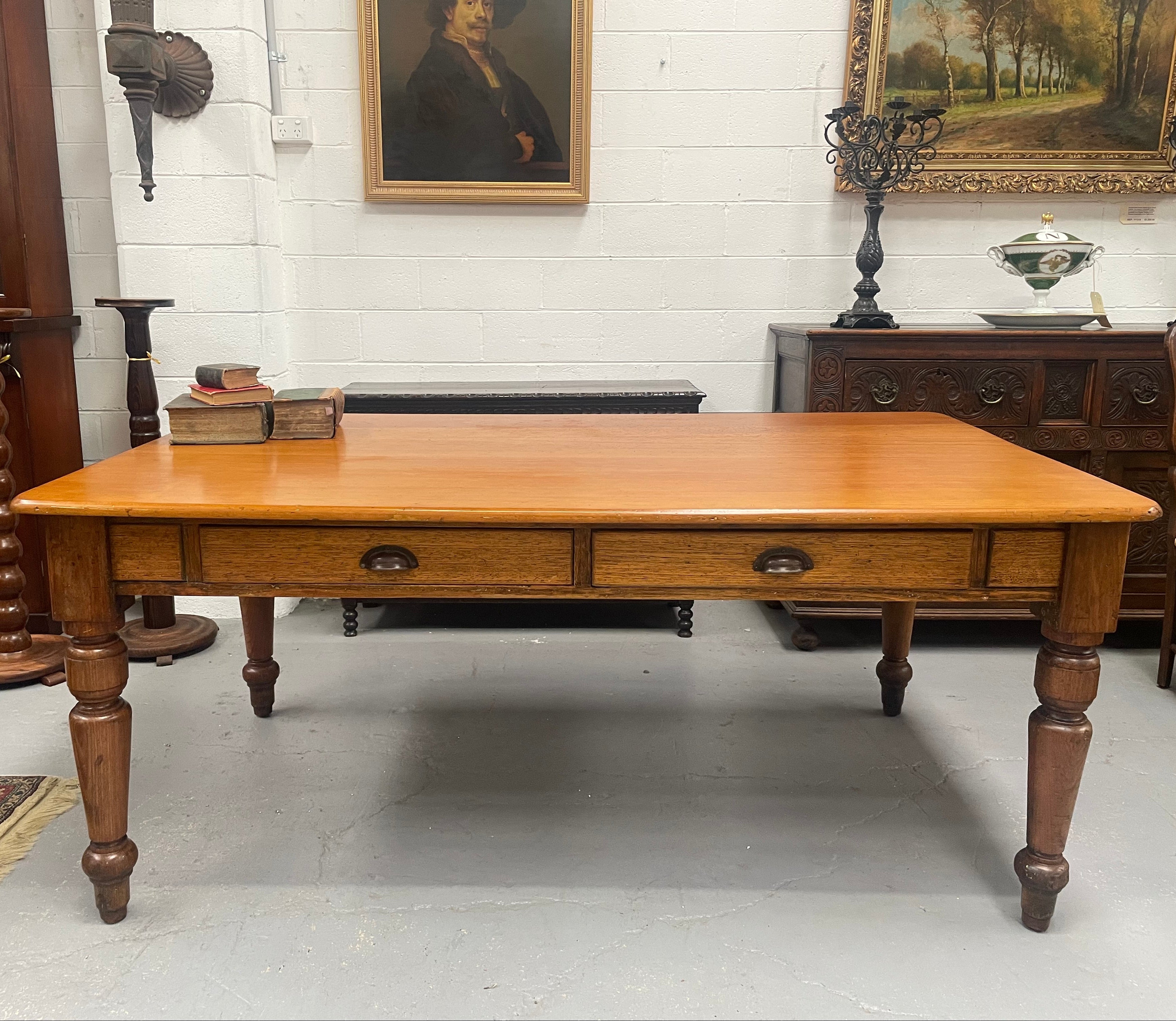19th Century Colonial "Station Masters Desk"